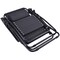 Outdoor Folding Zero Gravity Reclining Lounge Chair with Utility Tray